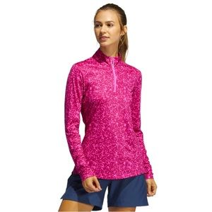 ADIDAS PRIMEGREEN AEROREADY LONG SLEEVE QUARTER ZIP PULL OVER